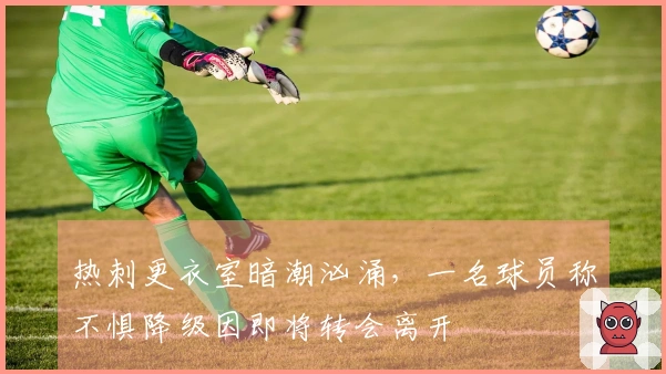 热刺更衣室暗潮汹涌，一名球员称不惧降级因即将转会离开